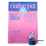 Native Pet GutWell Itchy Skin Relief Supplement for Dogs with Probiotics, 12.7-oz