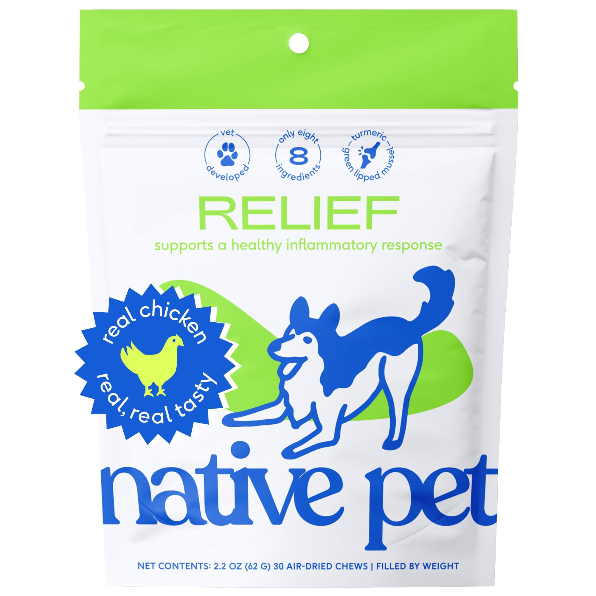 Native Pet Pain FEV6 Relief for - Collagen for Promotes Joint Health ...