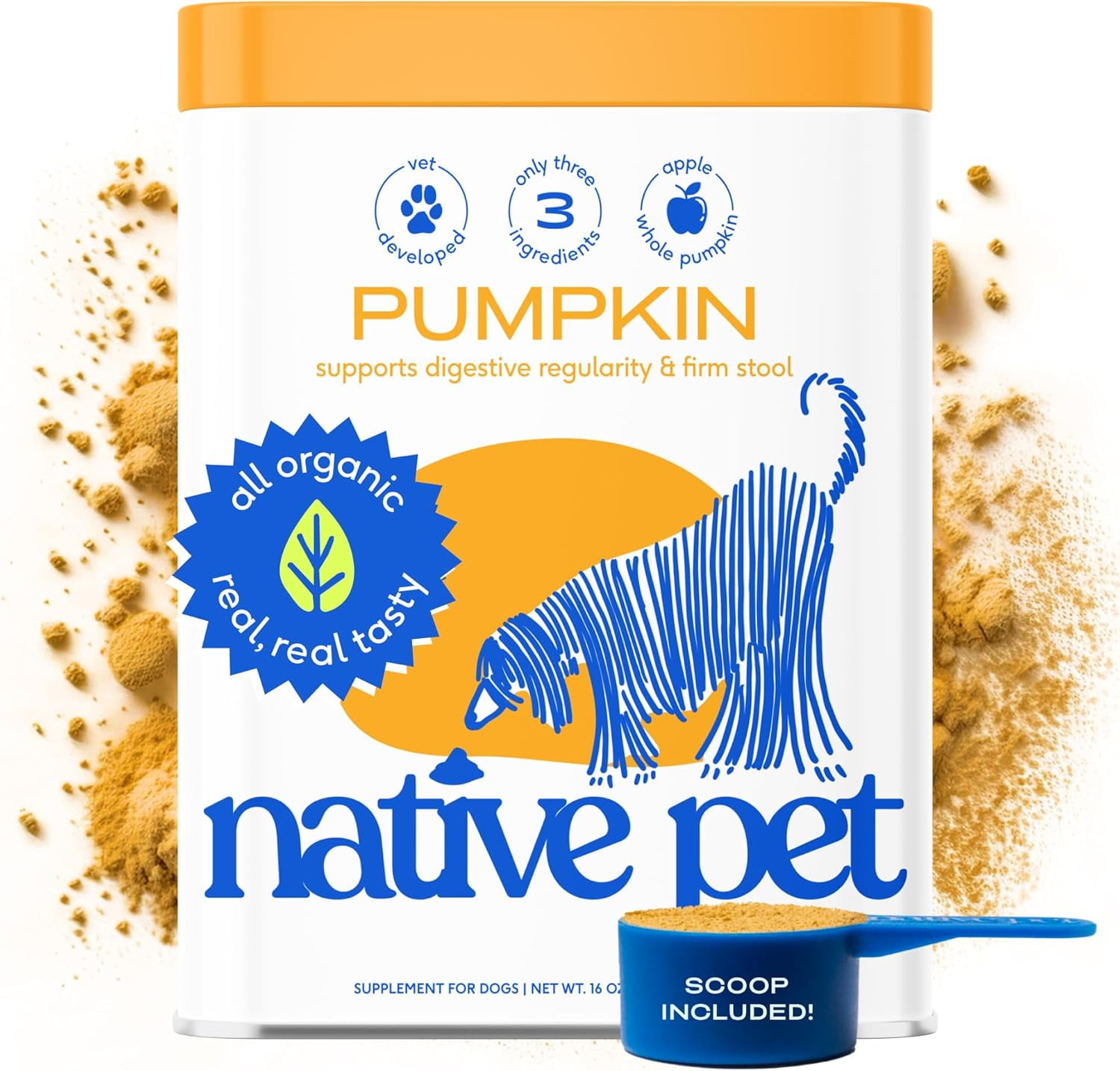 Probiotics Dog Diarrhea Pumpkin Puree Native Pet's Organic Pumpkin