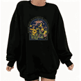 thumbnail image 1 of Native Plants Floral Graphic Casual and Fashion Tee T-Shirt Print Top Round-neck long-sleeved Black S-3XL, 1 of 6