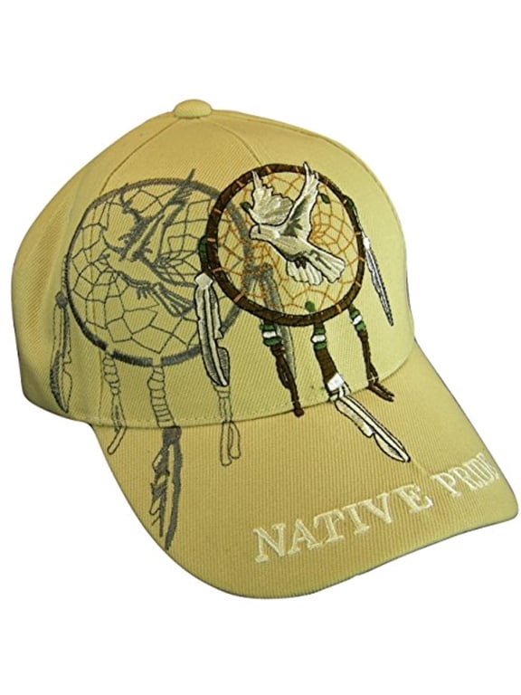 Native Pride Dove Men's Adjustable Baseball Cap (Beige)