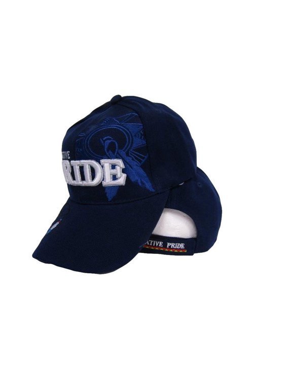 Native Pride Dreamcatcher Shadow Dark Blue Ball Cap Hat