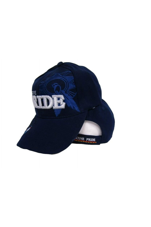 Native Pride Dreamcatcher Shadow Dark Blue Ball Cap Hat