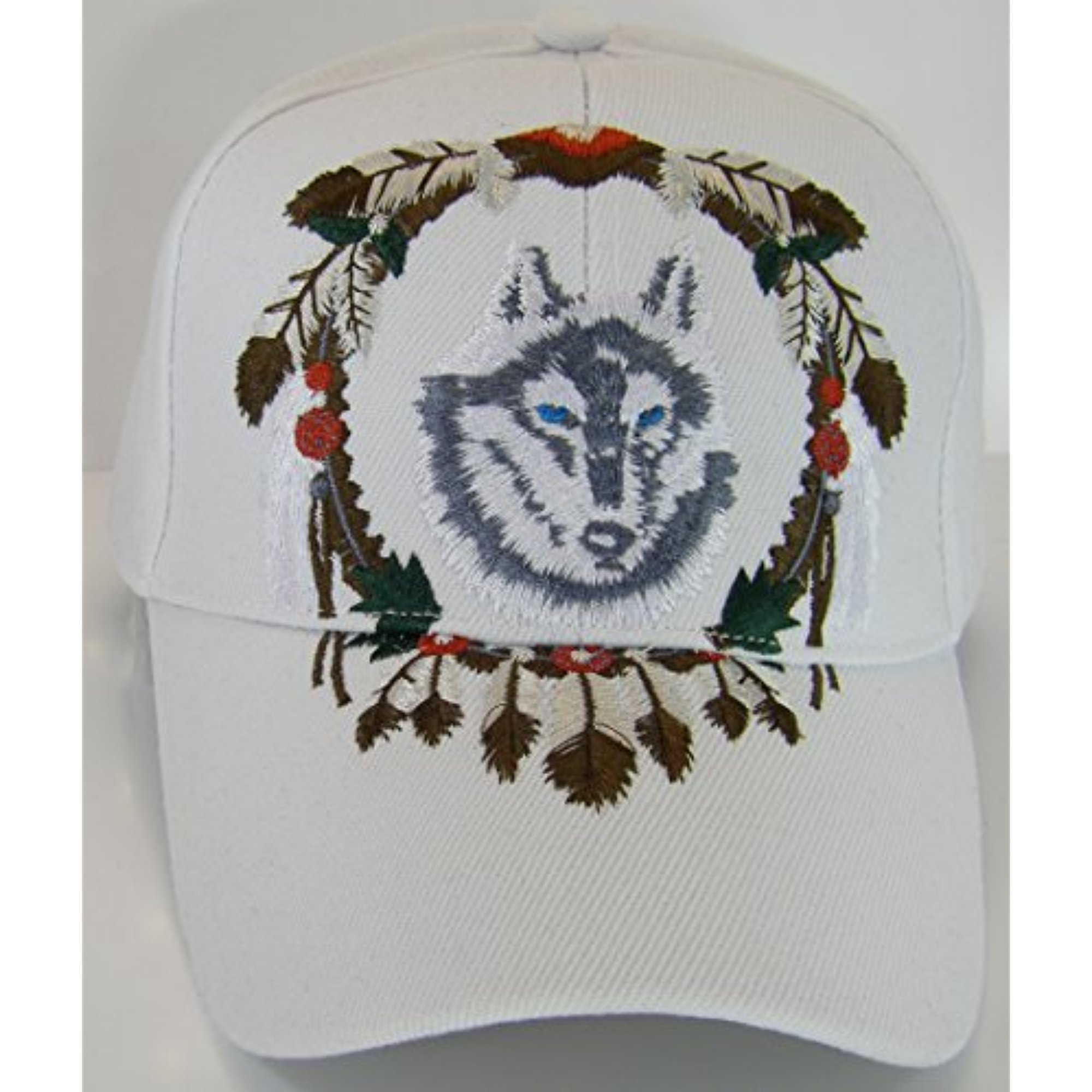 Native Pride Bull Men's Adjustable Baseball Cap - Unique Colorful Design - View #4