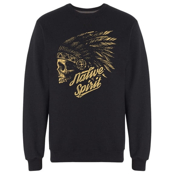 Native Proud Spirit USA American Sweatshirt Men -Image by Shutterstock, Male x-Large