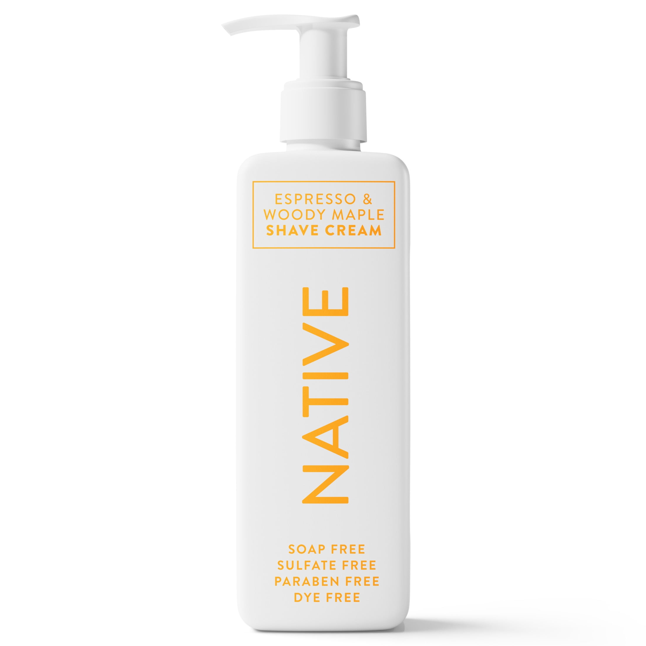 Native Shave Cream for Face & Body, Espresso & Woody Maple 7.6 fl oz ...
