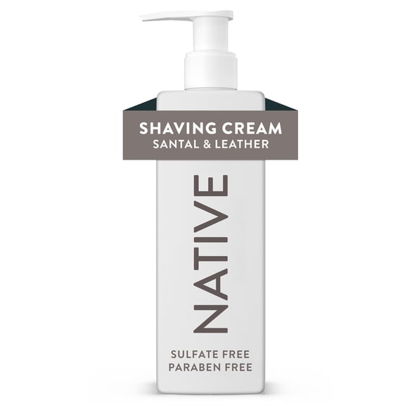 Native Santal & Leather Whole Body Shave Cream 7.6 fl oz