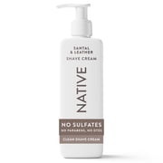 كريم حلاقة الجسم بالكامل من Native Santal & Leather 7.6 أونصة سائلة
