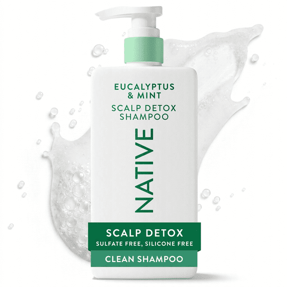 Native Scalp Detox Shampoo Eucalyptus & Mint with Salicylic Acid, Sulfate Free 16.5 fl oz