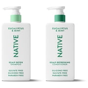 Native Scalp Eucalyptus & Mint Shampoo and Conditioner Regimen