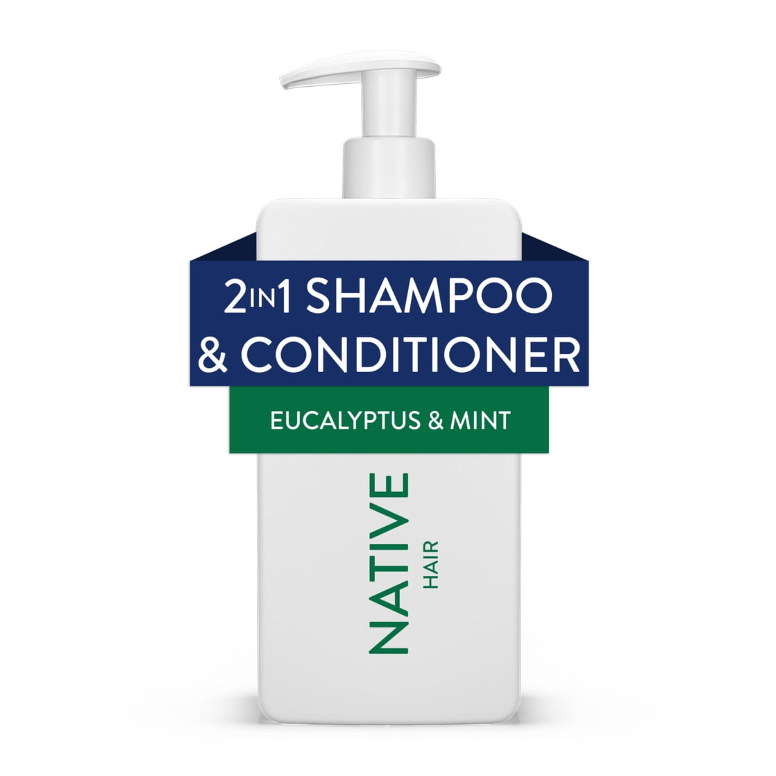 Native Scalp Refreshing 2 in 1 Shampoo and Conditioner Eucalyptus Mint Sulfate & Paraben Free 16.5oz