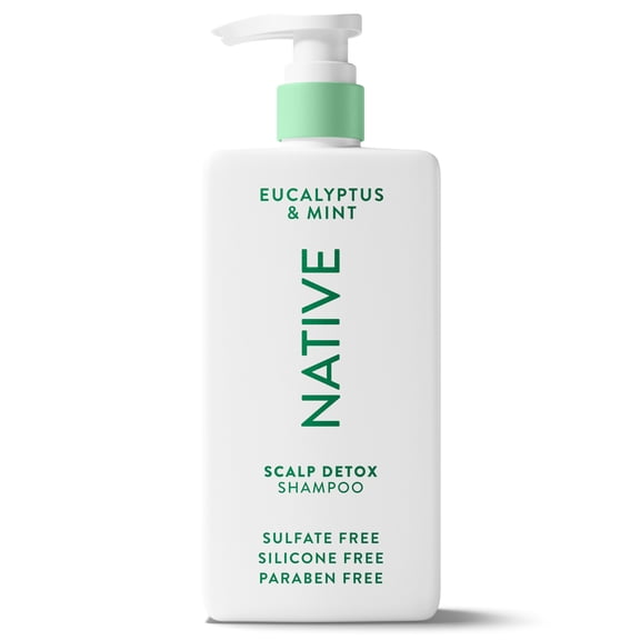 Native Scalp Detox Shampoo Eucalyptus & Mint with Salicylic Acid, Sulfate Free 16.5 fl oz