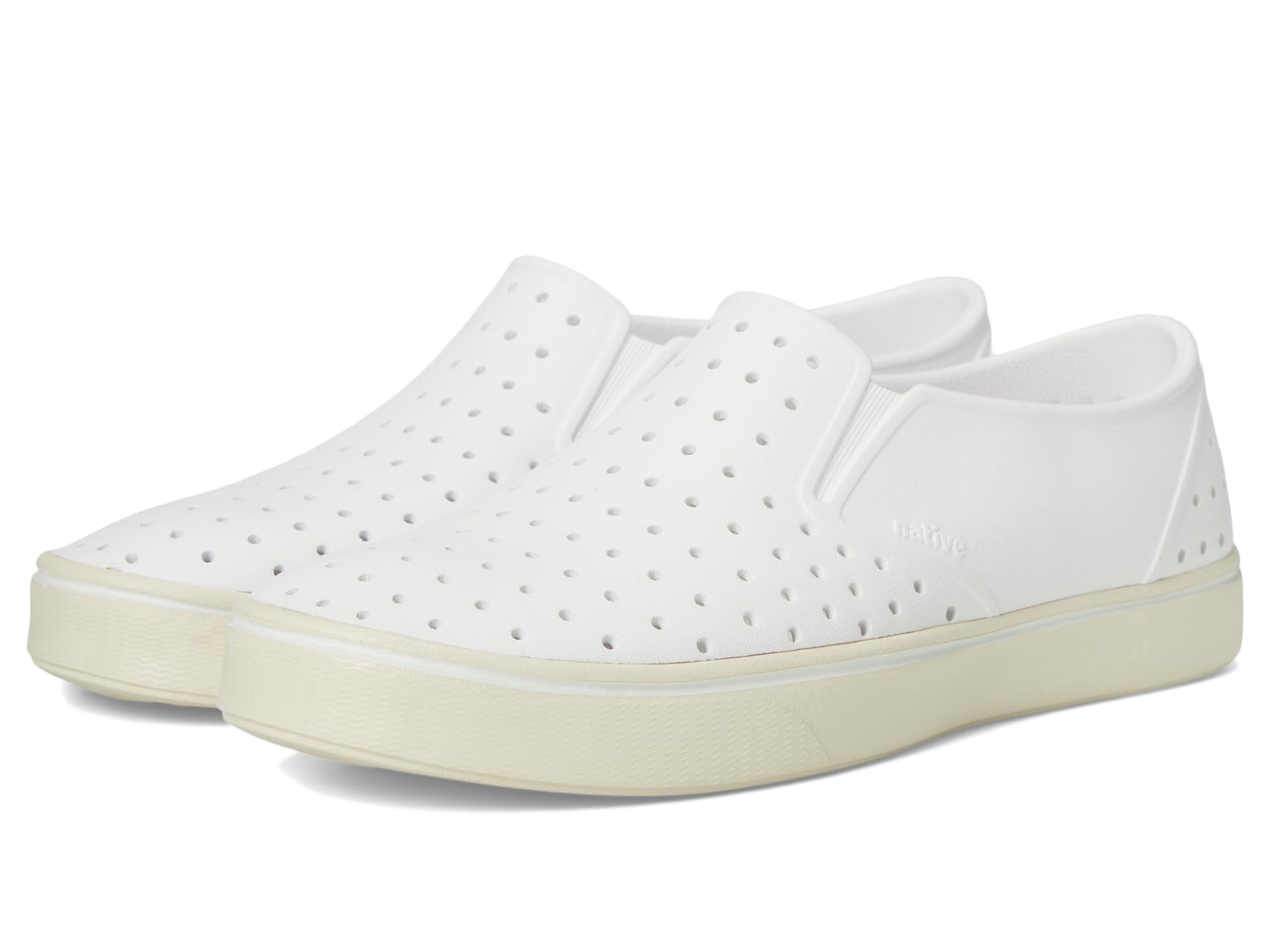 Like New: Native Miles Unisex Men’s 4 (Women’s 6) Native Miles Jiffy Black/Shell White Rubber Kids Shoes | eBay main image 4
