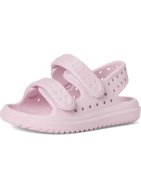 Chase Bio-Bling Little Kid Slip-On Sandals for Toddlers, Lightweight EVA Upper, Cushion Sandals for Kids, Easy Clean