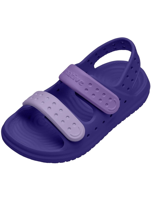 Chase Junior Toddler Sandals, Lightweight Walking Sandals for Kids with Adjustable Straps, Sugarlite EVA, Grippy Tread