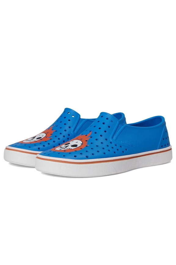 Unisex Kids Miles Block Toddler Slip On Shoes Kids Sneakers Lightweight EVA Low Top Round Toe Breathable Perforated Everyday Use