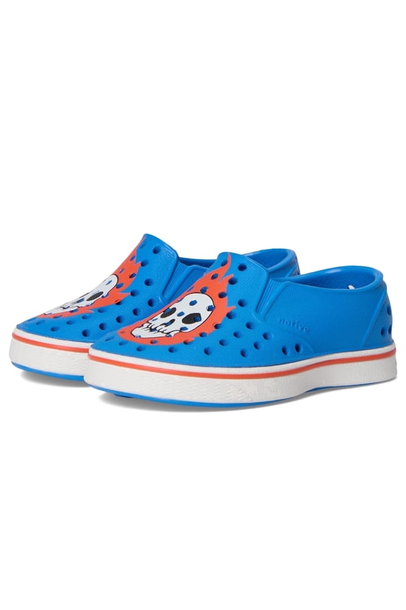 Unisex Kids Miles Block Toddler Slip On Shoes Kids Sneakers Lightweight EVA Low Top Round Toe Breathable Perforated Everyday Use