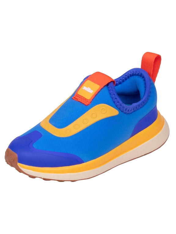 Robbie Dash Toddler Slip on Shoes, Kids Sneakers, Laceless Lightweight Foam Synthetic Upper, Machine Washable Casual Footwear