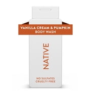 Native Limited Edition Vanilla Cream & Pumpkin Body Wash 18 FL OZ