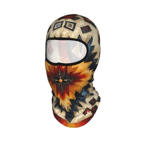 Native Southwest Tribal Patterns Art Unisex Balaclava Ski Mask Full Face Cover for Cold Weather & UV Protection, Breathable Cooling Helmet Liner