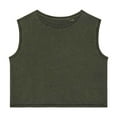 thumbnail image 1 of Native Spirit Womens Faded Cropped Tank Top, 1 of 3