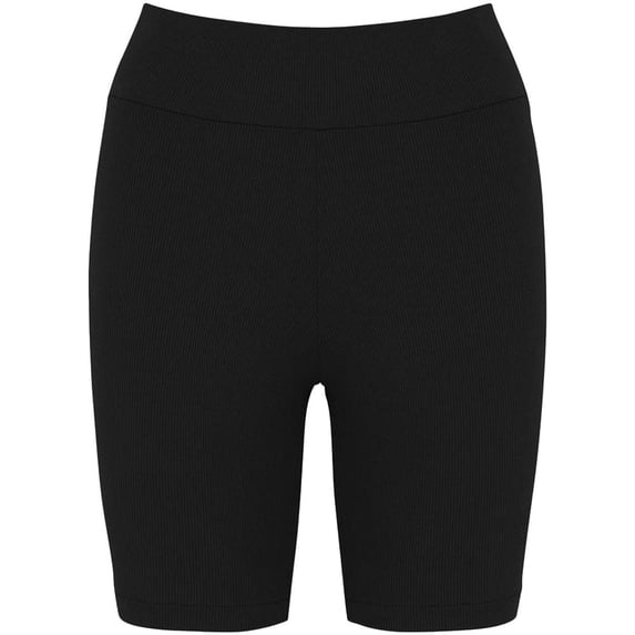 Native Spirit Womens Ribbed Cycling Shorts