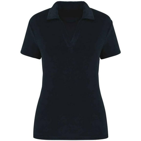 Native Spirit Womens Terry Towel Polo Shirt