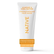 Native Strengthening Hair Mask Almond and Shea Butter 6 fl oz