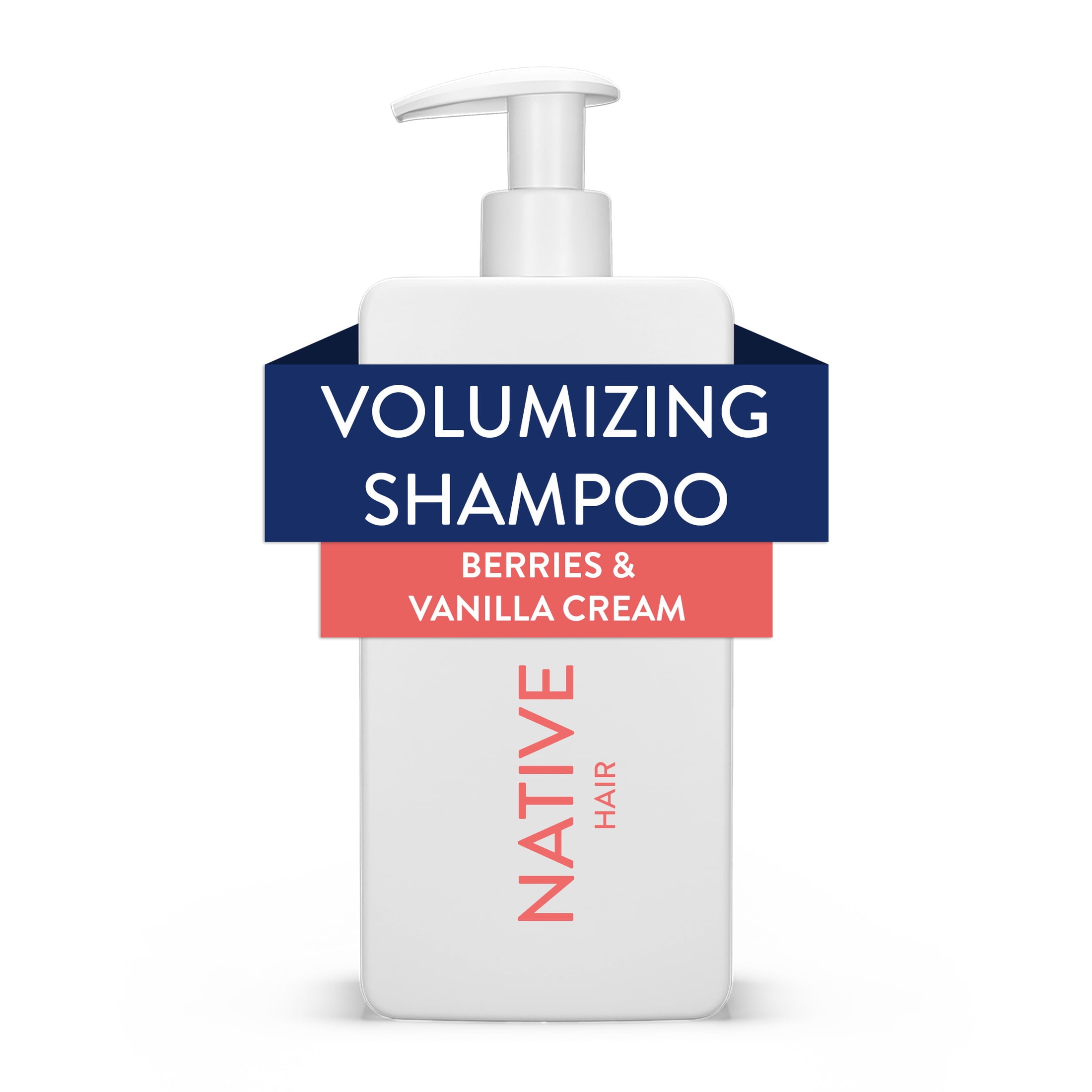 Native Sulfate Free Shampoo, Berries and Vanilla, Strengthening for Women and Men, 16.5 fl oz