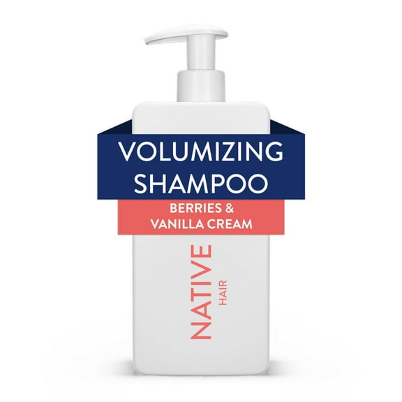 Native Sulfate Free Shampoo, Berries and Vanilla, Strengthening for Women and Men, 16.5 fl oz