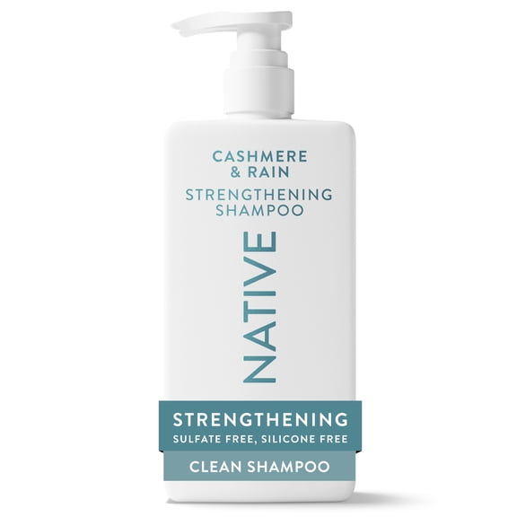Native Strengthening Shampoo, Cashmere and Rain, Sulfate Free, for Women and Men, 16.5 oz