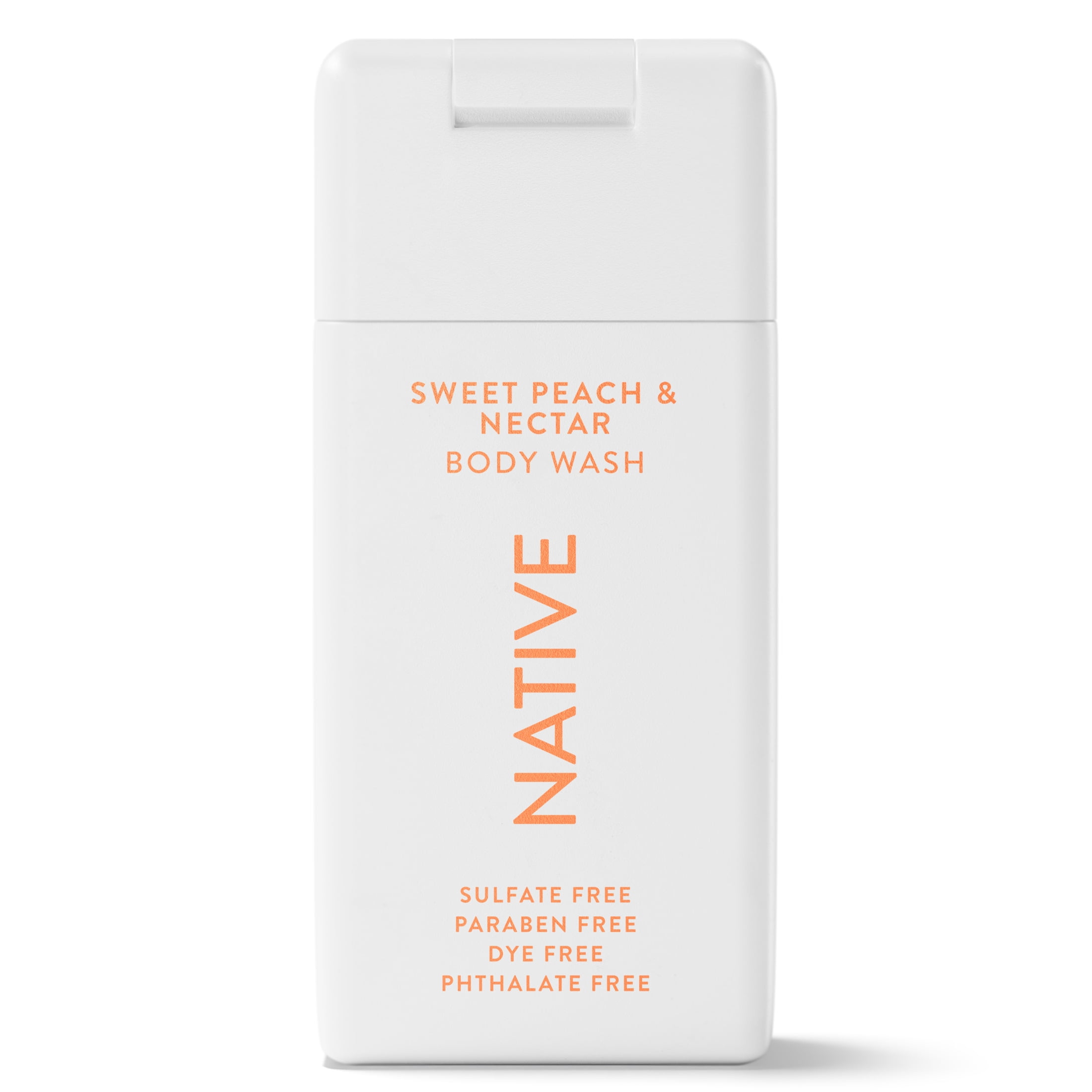 Native Body Wash, Sweet Peach & Nectar, Sulfate Free, for Women & Men, 3 fl oz