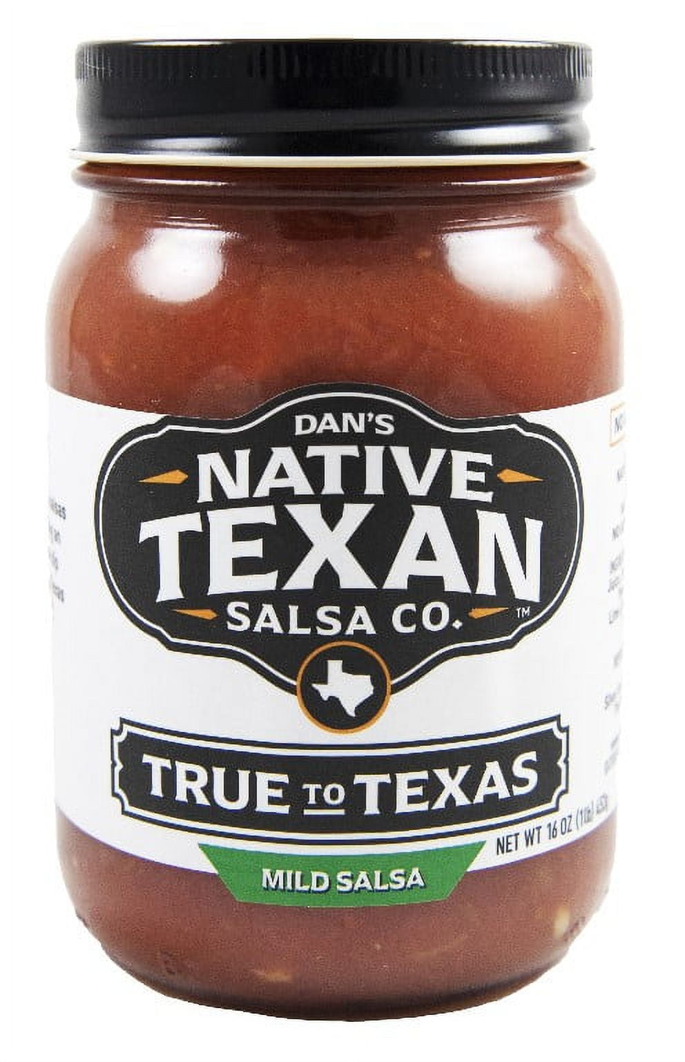 Native Texan True To Texas Mild Salsa, 16 oz Jar