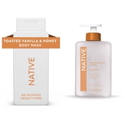 Native Toasted Vanilla & Honey Liquid Body Wash and Hand Soap