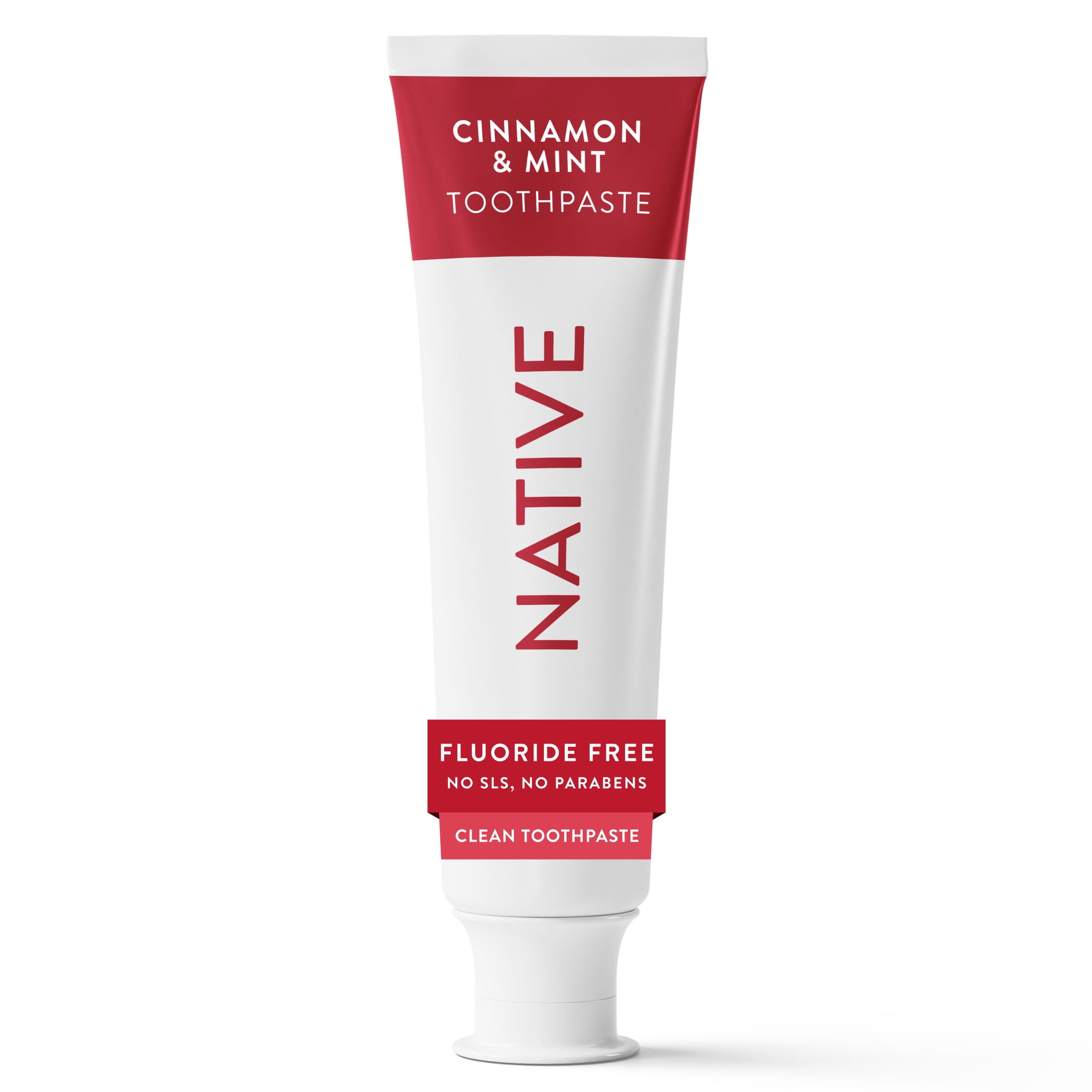 Native Fluoride Free Toothpaste, Cinnamon & Mint Flavor, 4.1 oz