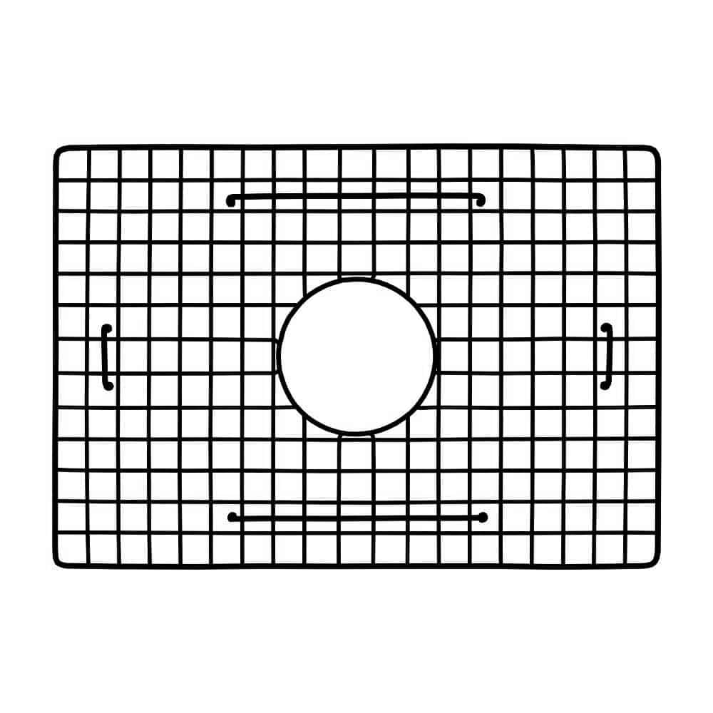 Native Trails 18.5x13 Kitchen Sink Bottom Grid Basin Rack Matte Black Matte
