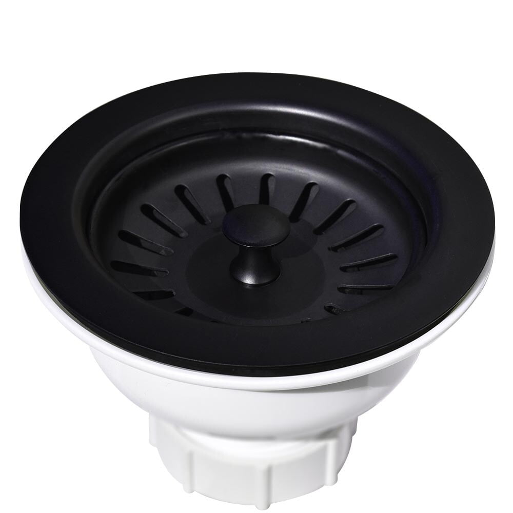 Polished Nickel Traditional 3.5'' Grid Kitchen Sink Drain