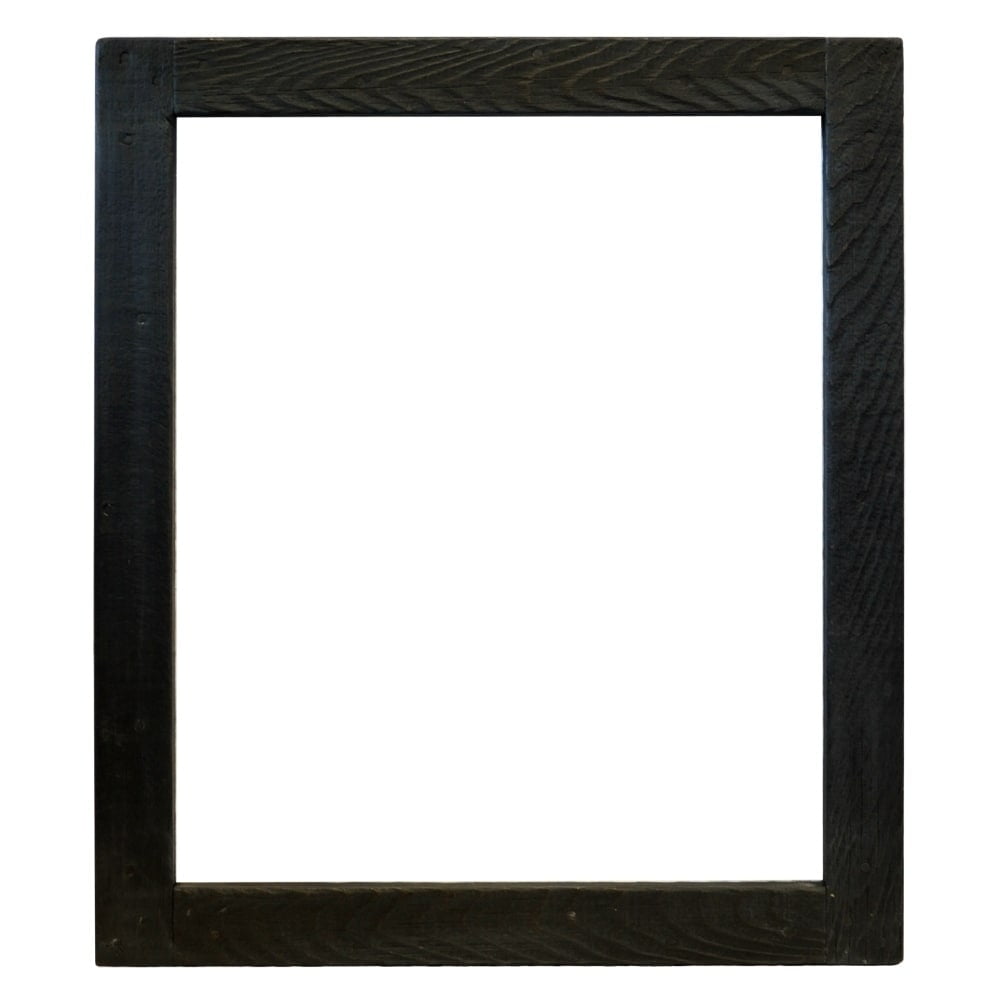 Americana Rectangular 29.5" Antique Wood Bathroom Vanity Mirror