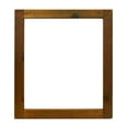 thumbnail image 1 of Native Trails Americana Wood Framed Large Rectangular Wall Mirror Chestnut Brown, 1 of 5