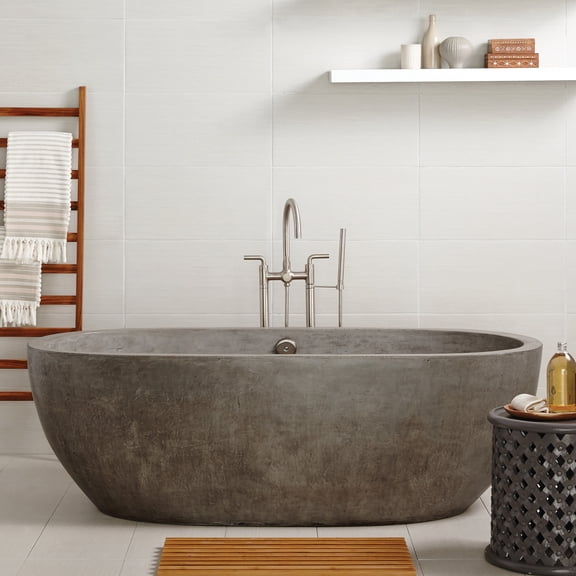 Native Trails Avalon Bathtub With Ash Finish NST7236-A