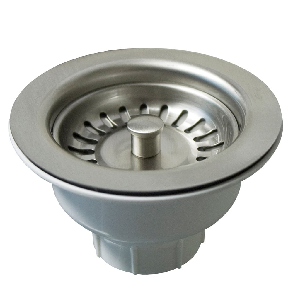 Polished Nickel 3.5-inch Traditional Basket Strainer