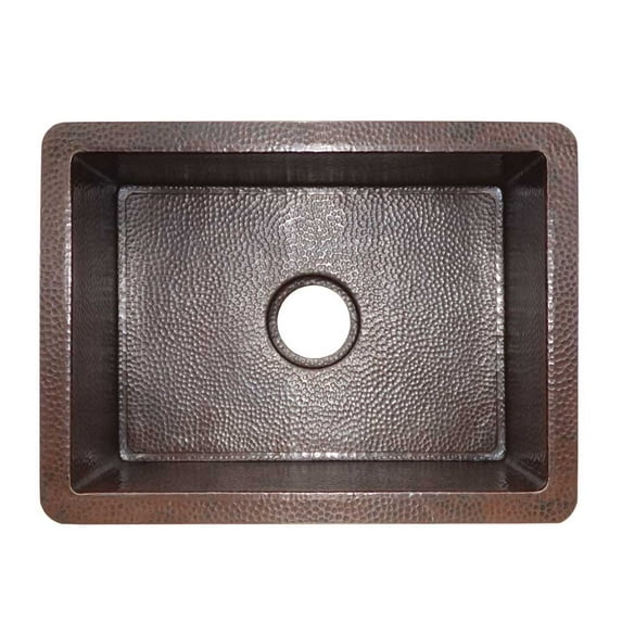 Native Trails Cpk78 Cocina 21-1/2" Undermount Single Basin Copper Kitchen Sink - Copper