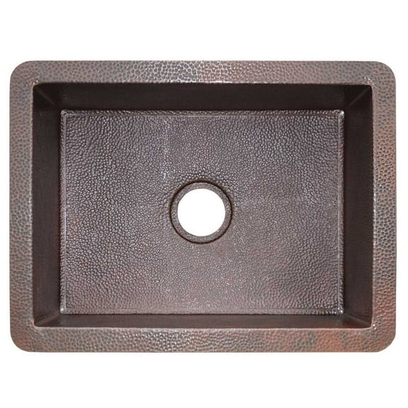 Native Trails CPK279 Cocina 24" Undermount Single Basin Copper Kitchen Sink - Copper