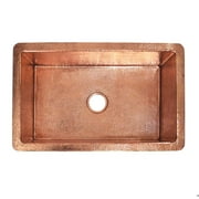 Native Trails CPK493 Cocina 30" Undermount Single Basin Copper Kitchen Sink - Copper