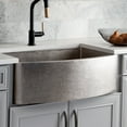 thumbnail image 1 of Native Trails CPK595 Rhapsody 33" Farmhouse Single Basin Copper Kitchen Sink - Nickel, 1 of 5