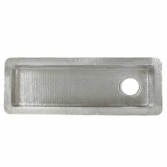 Native Trails CPS510 Rio Chico 30" Drop-In Or Undermount Single Basin Copper Bar Sink -