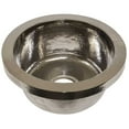 thumbnail image 1 of Native Trails Cps16 Mojito 13" Drop-In Single Basin Copper Bar Sink - Nickel, 1 of 3