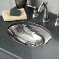 thumbnail image 1 of Native Trails Cps38 Baby Classic 15-3/4" Oval Copper Undermount Bathroom Sink - Nickel, 1 of 3