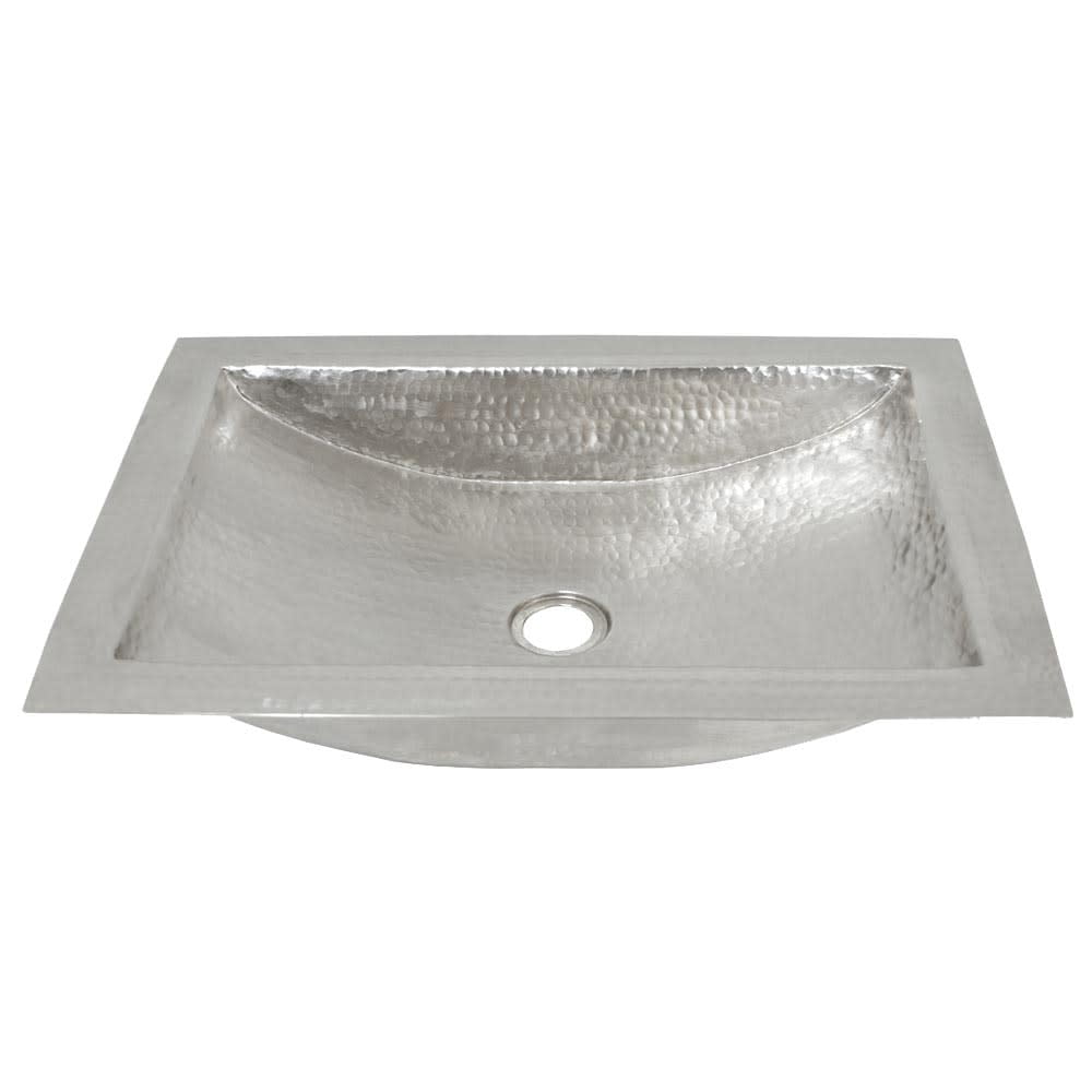 Native Trails CPS545 Avila 21" Rectangular Copper Undermount Bathroom Sink - Nickel