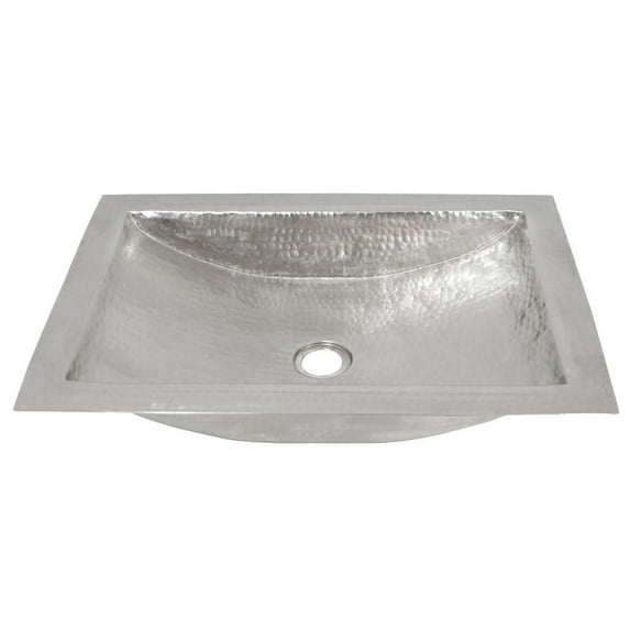 Native Trails Cps45 Avila 21" Rectangular Copper Undermount Bathroom Sink - Nickel